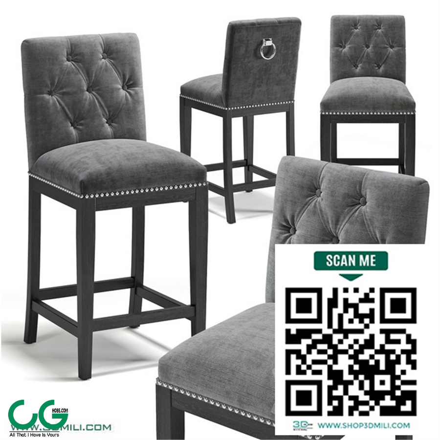 EICHHOLTZ Counter Stool Domino (2)